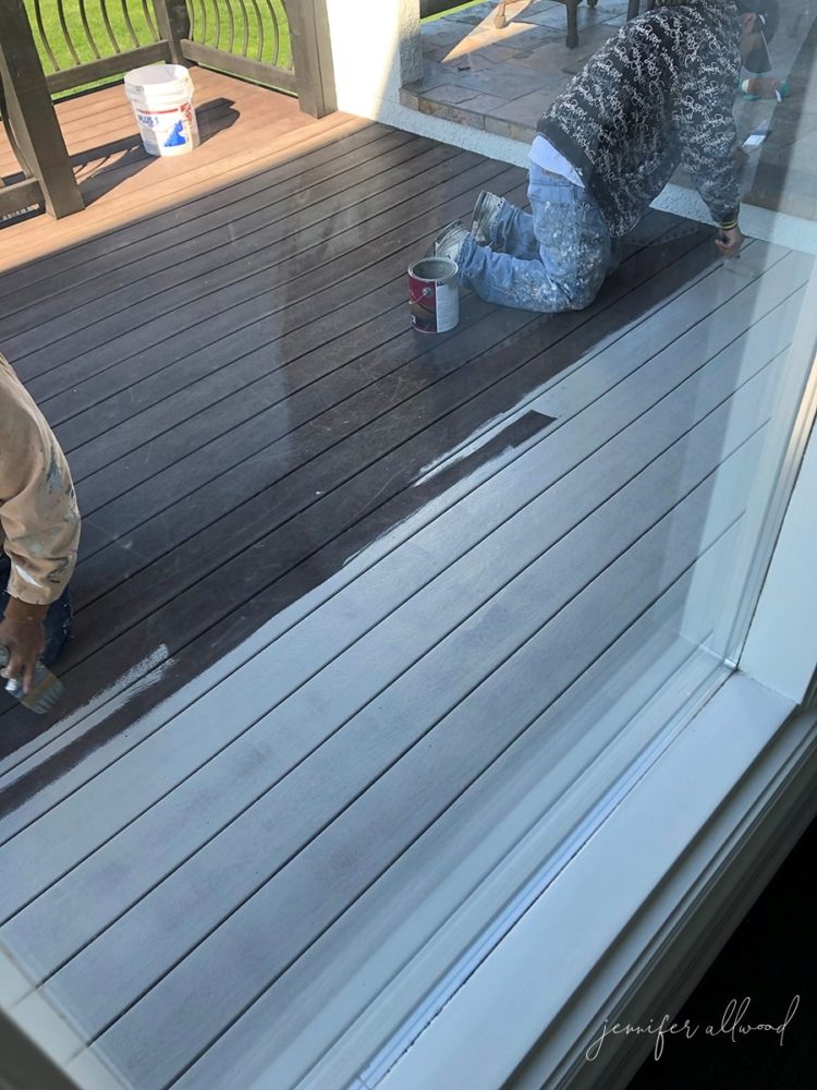 deck paint lowes restore