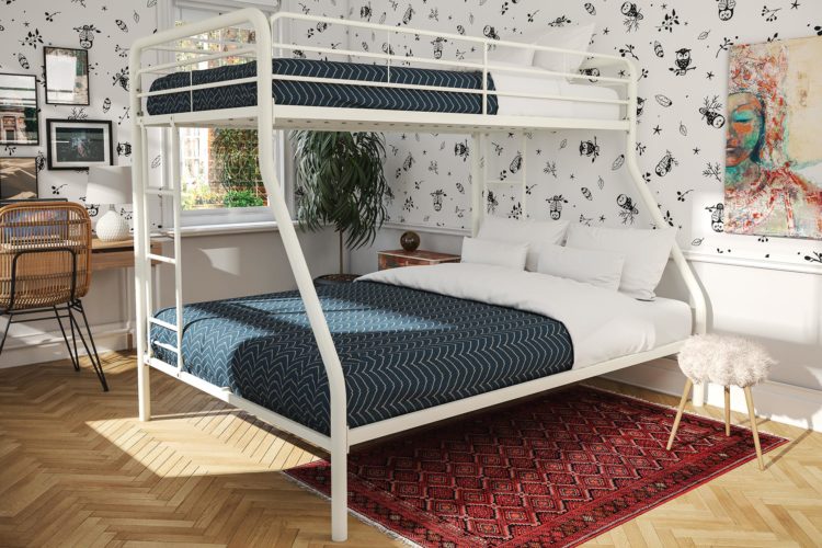zinus twin over full bunk bed instructions