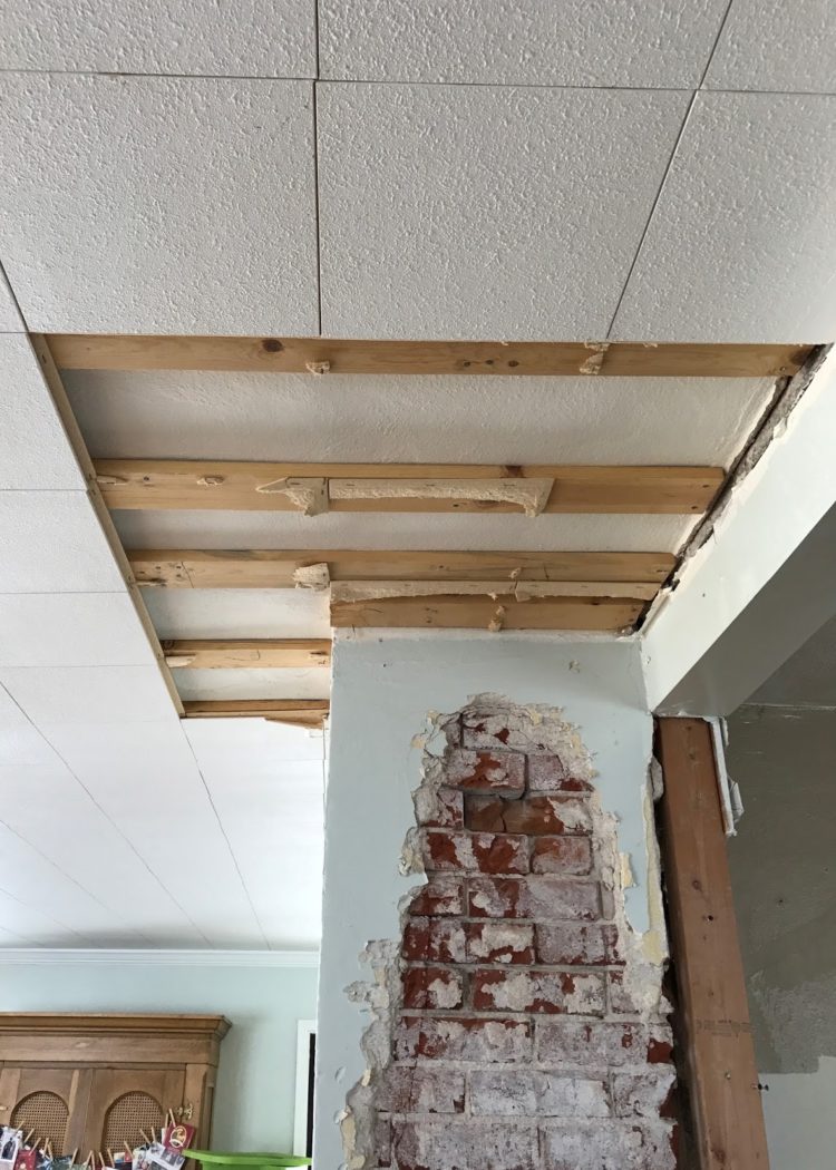drop ceiling tiles glue up